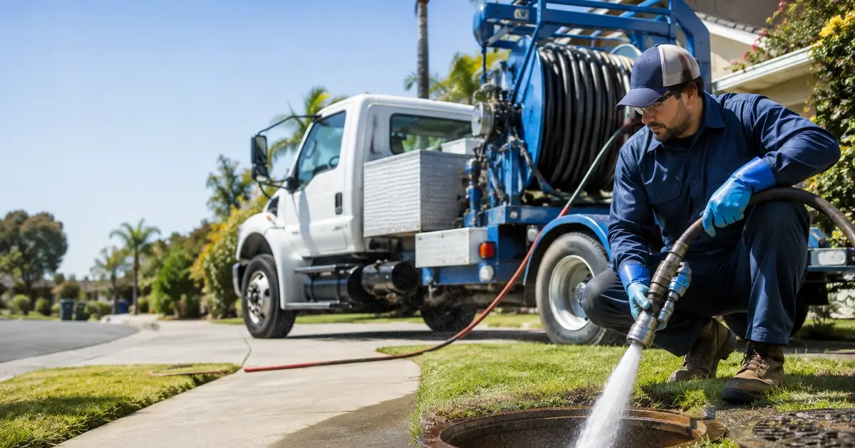Hydro jet sewer cleaning Port Hueneme CBC Base