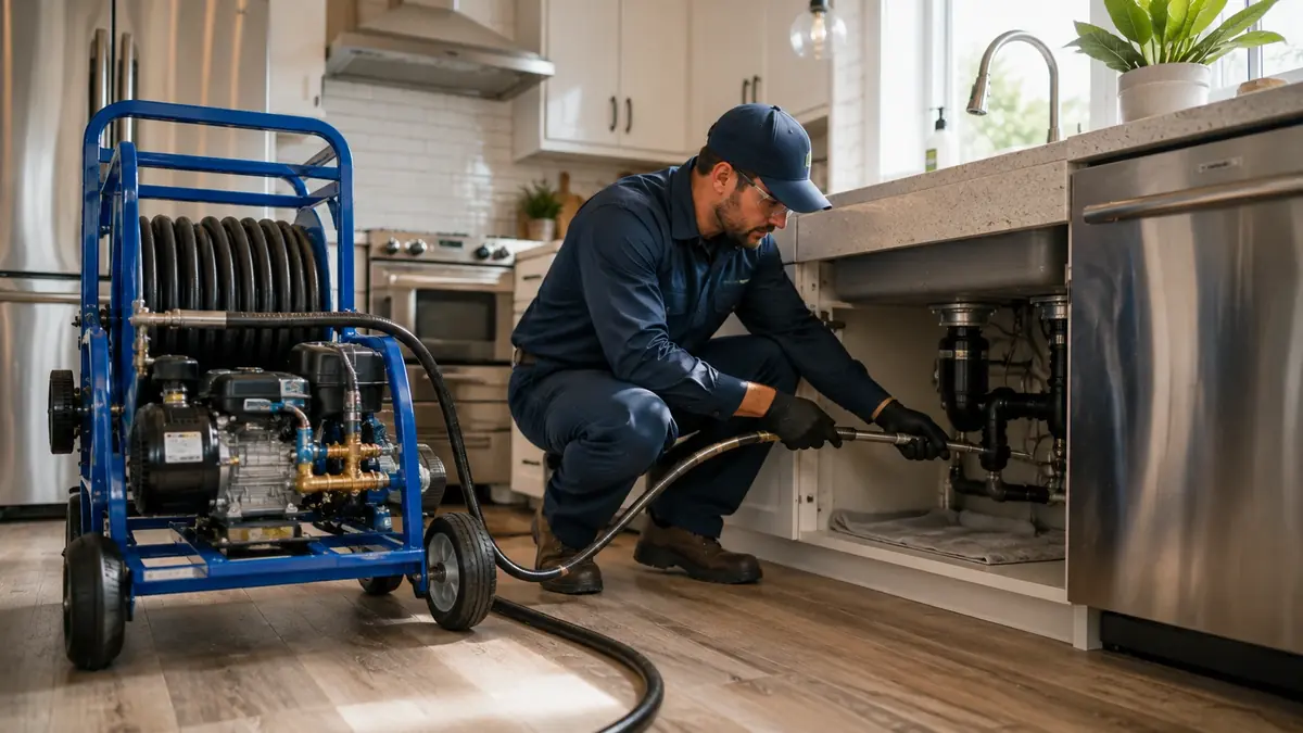 Kitchen Drain Hydro Jetting in Port Hueneme CBC Base