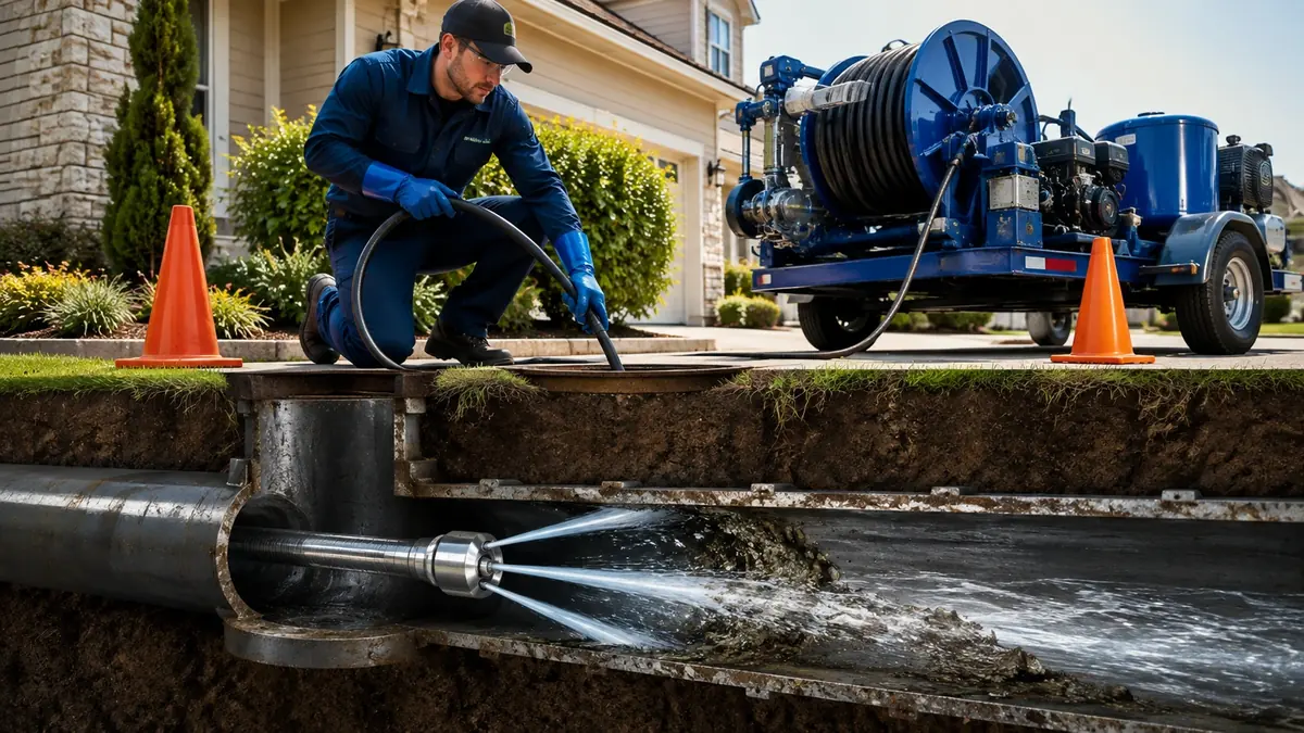 Main Sewer Line Hydro Jet Cleaning in Port Hueneme CBC Base