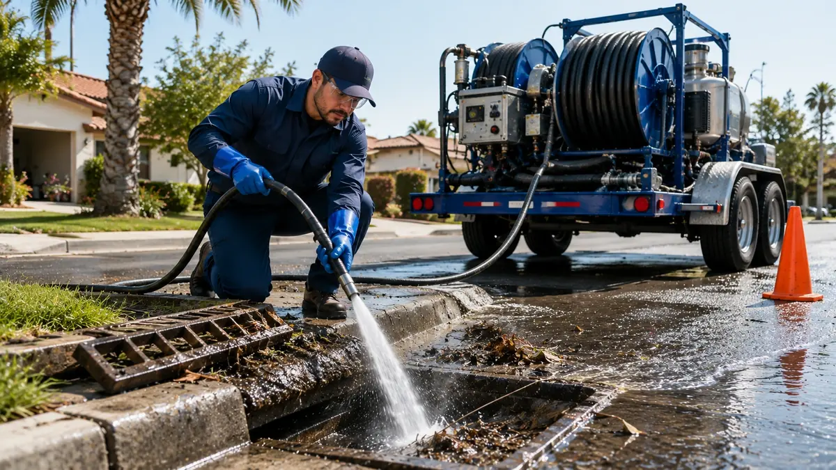 Storm Drain Hydro Jet Cleaning in Port Hueneme CBC Base